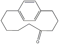 bicyclo[9.2.2]pentadeca-1(13),11,14-trien-5-one 结构式