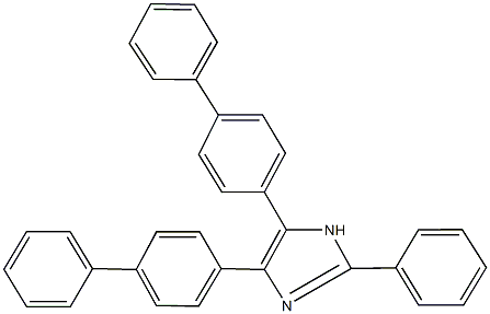 4,5-di[1,1'-biphenyl]-4-yl-2-phenyl-1H-imidazole 结构式