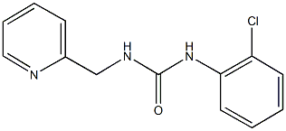 N-(2-chlorophenyl)-N'-(2-pyridinylmethyl)urea 结构式