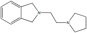 2-[2-(1-pyrrolidinyl)ethyl]isoindoline 结构式