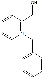 1-benzyl-2-(hydroxymethyl)pyridinium 结构式