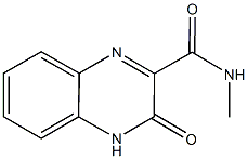 N-methyl-3-oxo-3,4-dihydro-2-quinoxalinecarboxamide 结构式