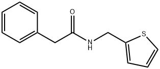 2-phenyl-N-(2-thienylmethyl)acetamide 结构式