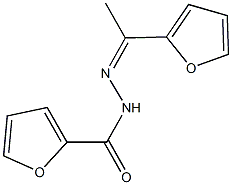 N'-[1-(2-furyl)ethylidene]-2-furohydrazide 结构式