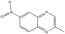 6-nitro-2-methylquinoxaline 结构式