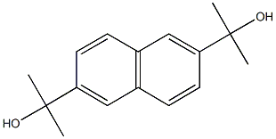 2-[6-(1-hydroxy-1-methylethyl)-2-naphthyl]-2-propanol 结构式