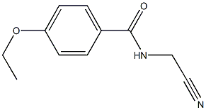 N-(cyanomethyl)-4-ethoxybenzamide 结构式