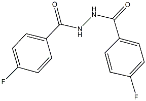 4-fluoro-N'-(4-fluorobenzoyl)benzohydrazide 结构式