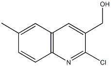 (2-chloro-6-methylquinolin-3-yl)methanol 结构式