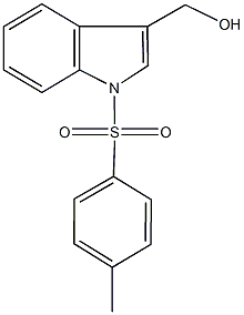 {1-[(4-methylphenyl)sulfonyl]-1H-indol-3-yl}methanol 结构式