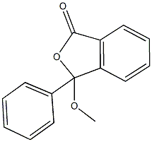 3-methoxy-3-phenyl-2-benzofuran-1(3H)-one 结构式