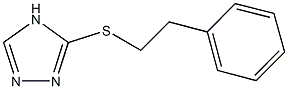 2-phenylethyl 4H-1,2,4-triazol-3-yl sulfide 结构式