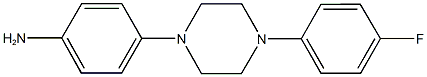 4-[4-(4-fluorophenyl)-1-piperazinyl]phenylamine 结构式