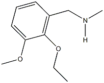 N-(2-ethoxy-3-methoxybenzyl)-N-methylamine 结构式