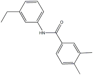 N-(3-ethylphenyl)-3,4-dimethylbenzamide 结构式