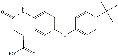 4-[4-(4-tert-butylphenoxy)anilino]-4-oxobutanoic acid 结构式