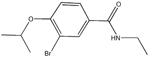 3-bromo-N-ethyl-4-isopropoxybenzamide 结构式