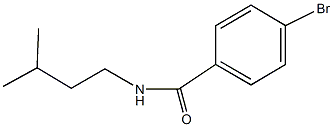 4-bromo-N-isopentylbenzamide 结构式