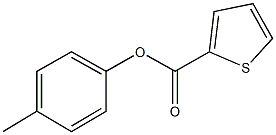 4-methylphenyl 2-thiophenecarboxylate 结构式