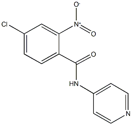 4-chloro-2-nitro-N-(4-pyridinyl)benzamide 结构式