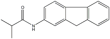 N-(9H-fluoren-2-yl)-2-methylpropanamide 结构式