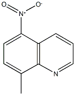 5-nitro-8-methylquinoline 结构式