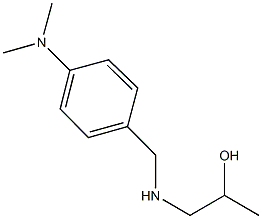 1-{[4-(dimethylamino)benzyl]amino}-2-propanol 结构式