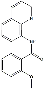 2-methoxy-N-(8-quinolinyl)benzamide 结构式