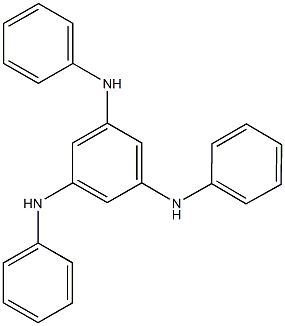 N~1~,N~3~,N~5~-triphenyl-1,3,5-benzenetriamine 结构式