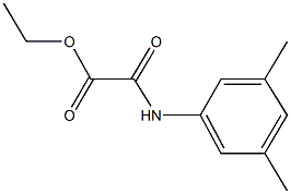 ethyl (3,5-dimethylanilino)(oxo)acetate 结构式