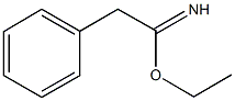 ethyl 2-phenylethanimidoate 结构式