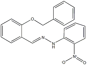 2-(benzyloxy)benzaldehyde {2-nitrophenyl}hydrazone 结构式