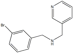 N-(3-bromobenzyl)-N-(3-pyridinylmethyl)amine 结构式