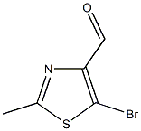 5-bromo-2-methyl-1,3-thiazole-4-carbaldehyde 结构式