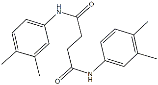 N~1~,N~4~-bis(3,4-dimethylphenyl)succinamide 结构式