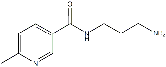 N-(3-aminopropyl)-6-methylnicotinamide 结构式