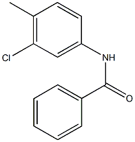 N-(3-chloro-4-methylphenyl)benzamide 结构式