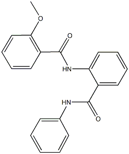 2-[(2-methoxybenzoyl)amino]-N-phenylbenzamide 结构式