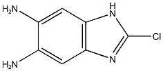 2-chloro-1H-benzimidazole-5,6-diamine 结构式
