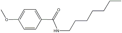 N-heptyl-4-(methyloxy)benzamide 结构式