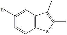 5-bromo-2,3-dimethyl-1-benzothiophene 结构式