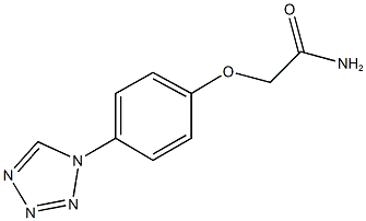 2-[4-(1H-tetraazol-1-yl)phenoxy]acetamide 结构式