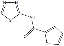 N-(1,3,4-thiadiazol-2-yl)-2-furamide 结构式