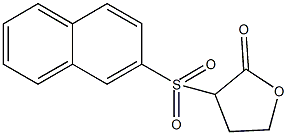 3-(2-naphthylsulfonyl)dihydro-2(3H)-furanone 结构式