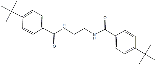 4-tert-butyl-N-{2-[(4-tert-butylbenzoyl)amino]ethyl}benzamide 结构式