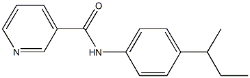 N-(4-sec-butylphenyl)nicotinamide 结构式