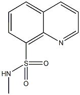 N-methyl-8-quinolinesulfonamide 结构式