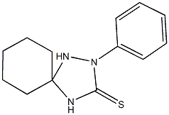 2-phenyl-1,2,4-triazaspiro[4.5]decane-3-thione 结构式