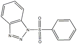 1-(phenylsulfonyl)-1H-1,2,3-benzotriazole 结构式
