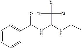 N-[2,2,2-trichloro-1-(isopropylamino)ethyl]benzamide 结构式